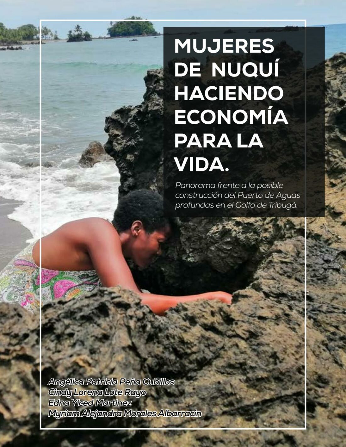 Portada cover cartilla Mujeres de Nuquí haciendo economía para la vida.