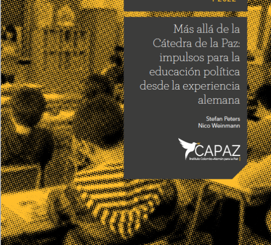 Policy Brief sobre Educación Política en Alemania y Colombia Stefan Peters Nico Weinmann Instituto CAPAZ