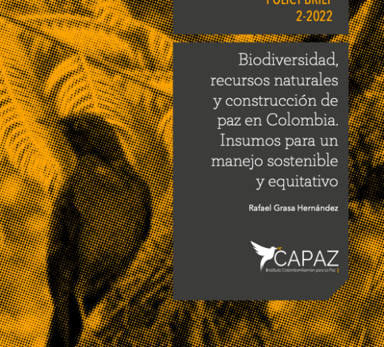 Policy Brief CAPAZ de Rafael Grasa sobre Paz Ambiental