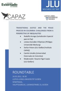 Roundtable event at JLU Giessen Instituto CAPAZ